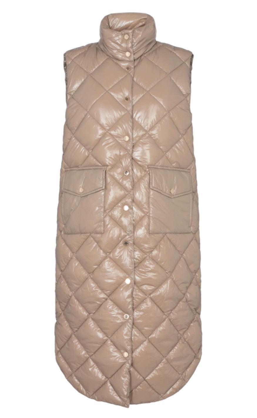 Freequent Vest - Olga Gloss - Silver Mink