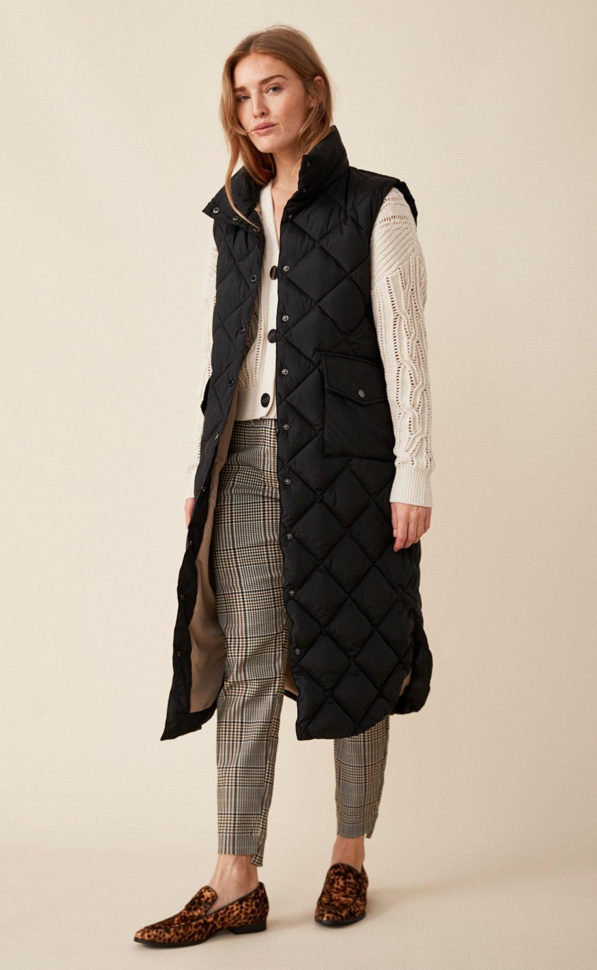 Freequent Vest - Olga Long - Black