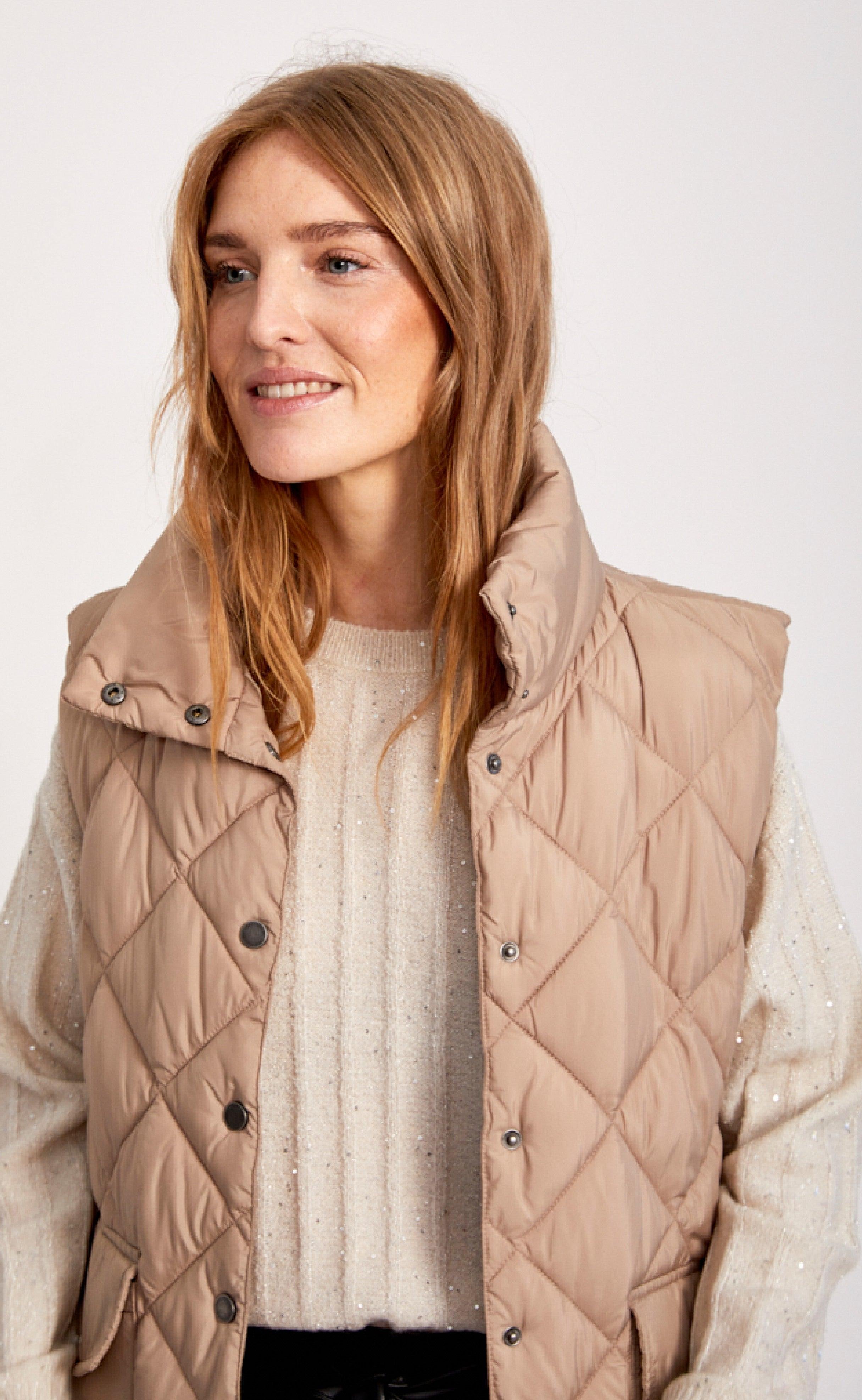 Freequent Vest - Olga - Silver Mink