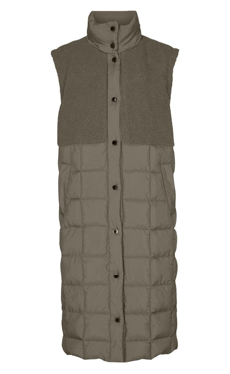 Freequent Vest - Olga Teddy Pre - Morel