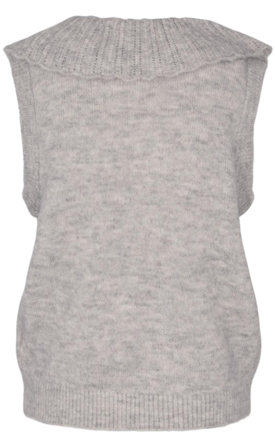 Freequent Vest - Sila - Oatmeal Melange
