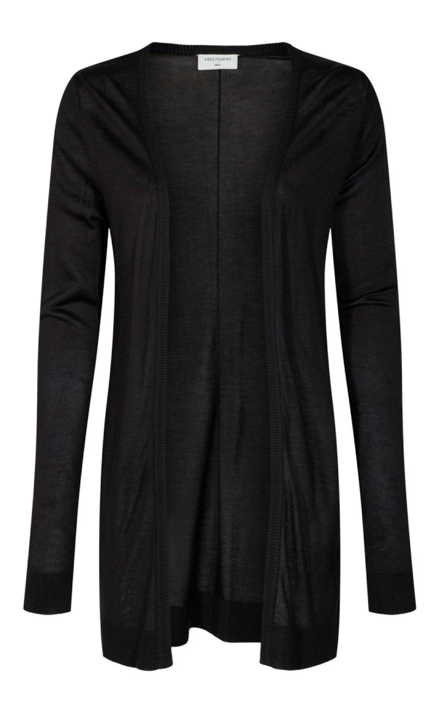 Freequent cardigan - Elina - Black