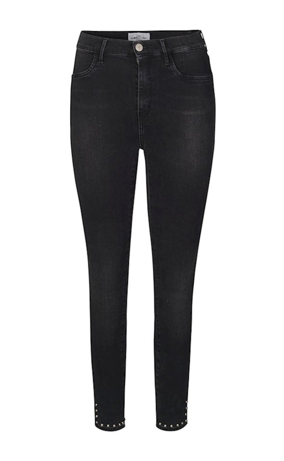 GLOBAL FUNK ONE C STUD JEANS ASPHALT BLACK