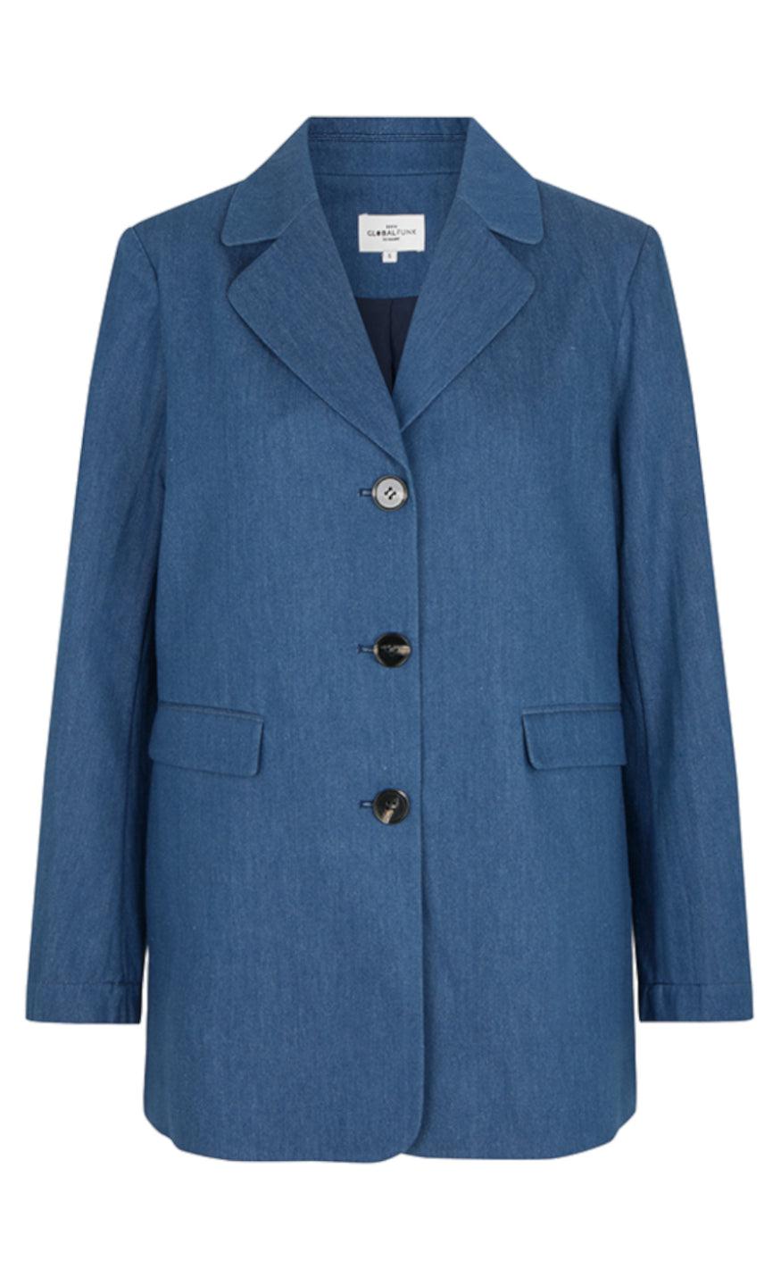 Global Funk Blazer - Mulian-G - Mid Indigo
