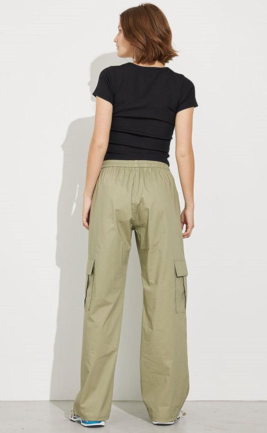 Global Funk Bukser - Lana-G Carney - Dark Khaki