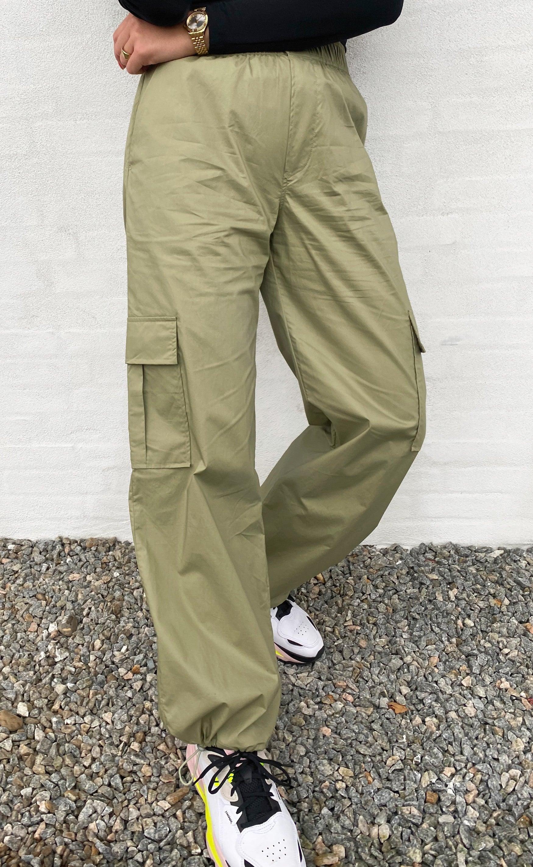 Global Funk Bukser - Lana-G Carney - Dark Khaki