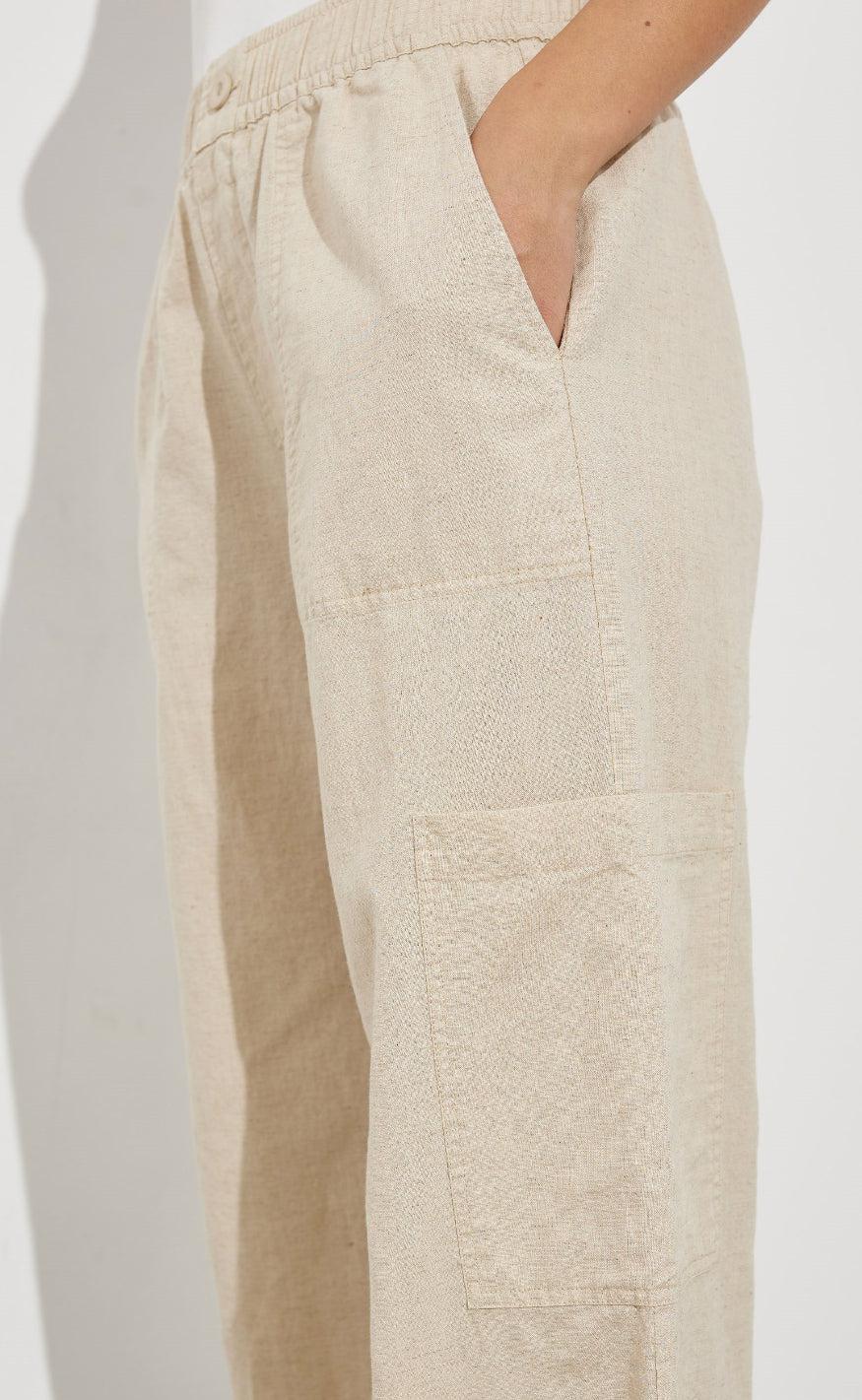 Global Funk Bukser - Lana Li-G - Natural Linen