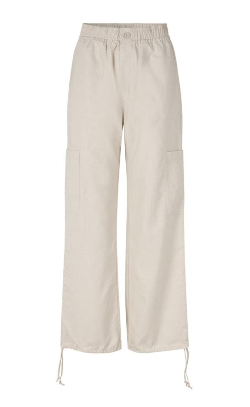 Global Funk Bukser - Lana Li-G - Natural Linen