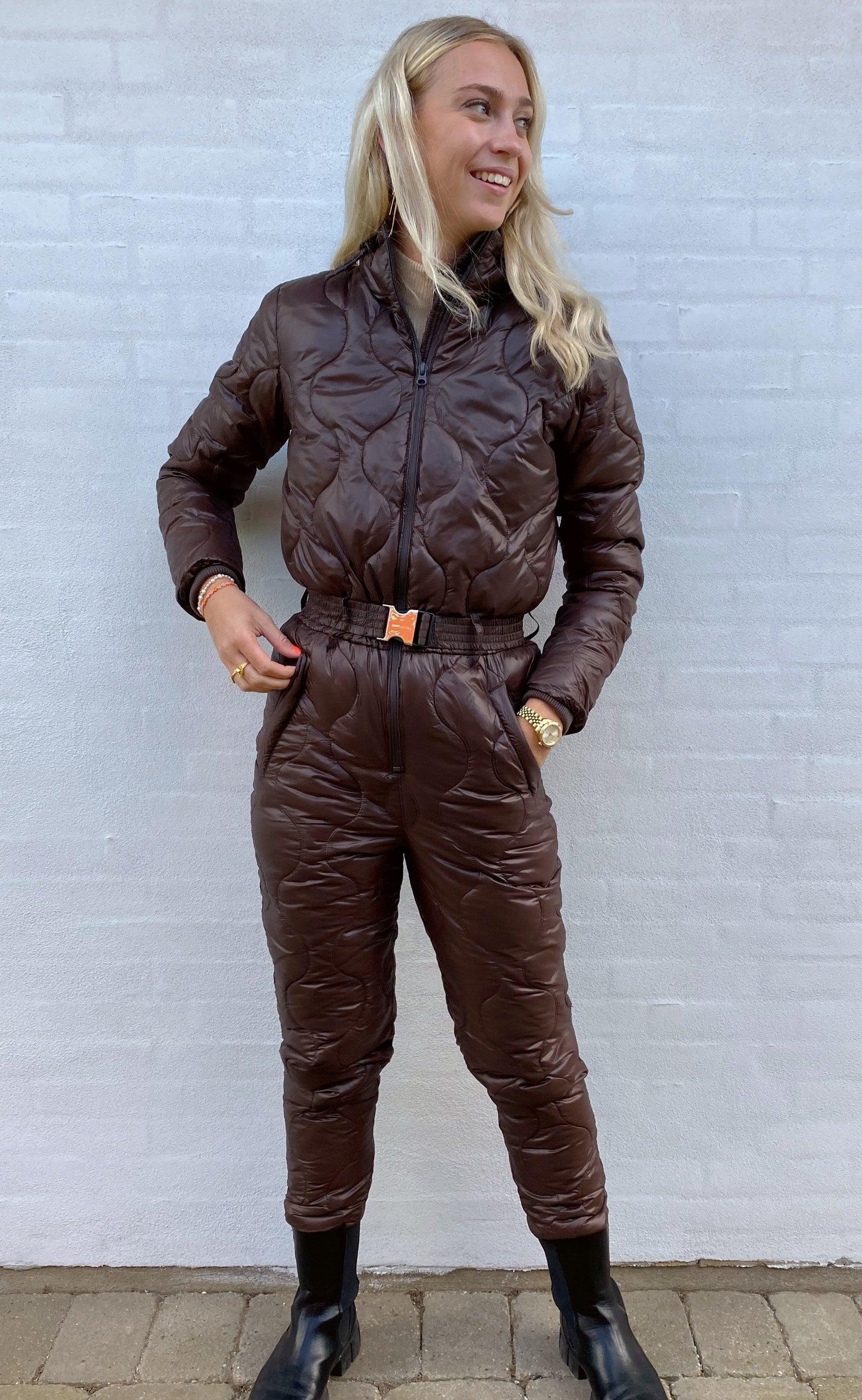 Global Funk Flyverdragt / Termodragt - Elaina-G - Dark Coffee