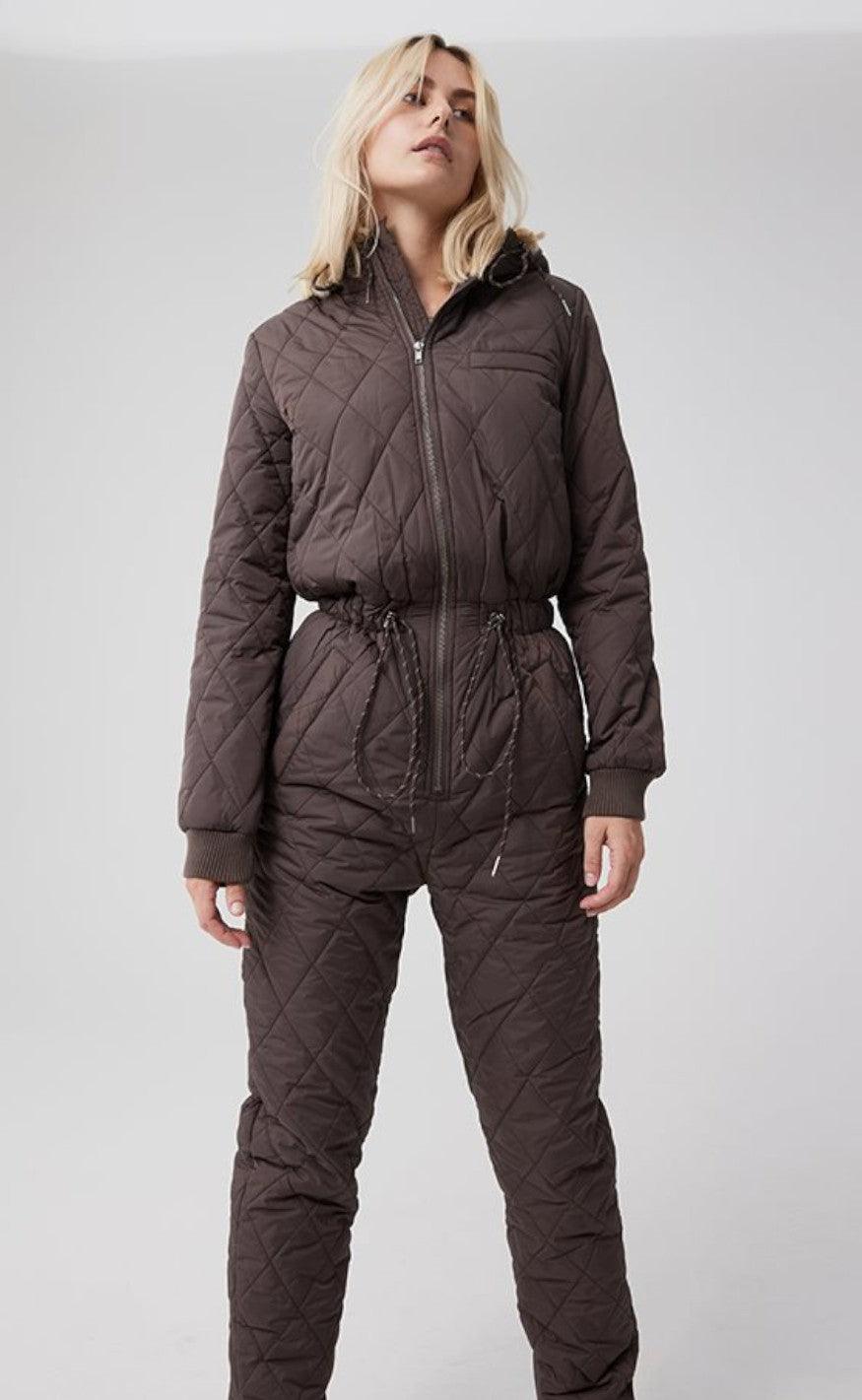 Global Funk Flyverdragt / Termodragt - Isolde T Teddo Recycled - Dark Mocca