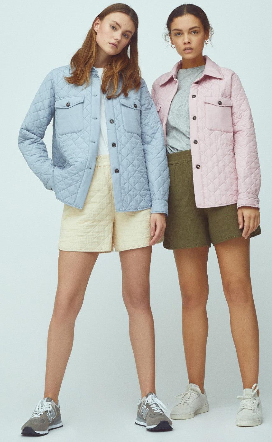 Global Funk Jakke - Maira - Pastel blue