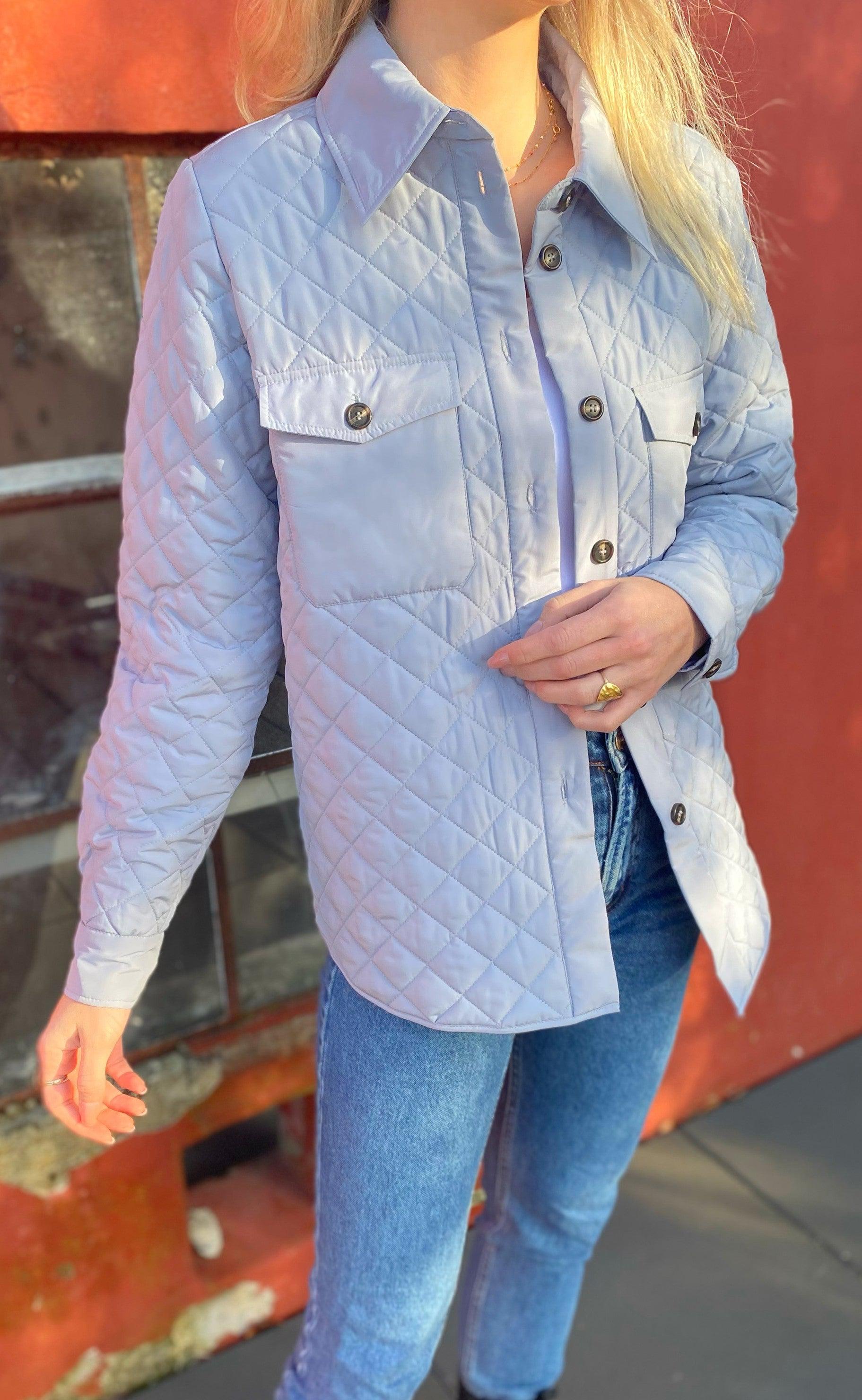 Global Funk Jakke - Maira - Pastel blue