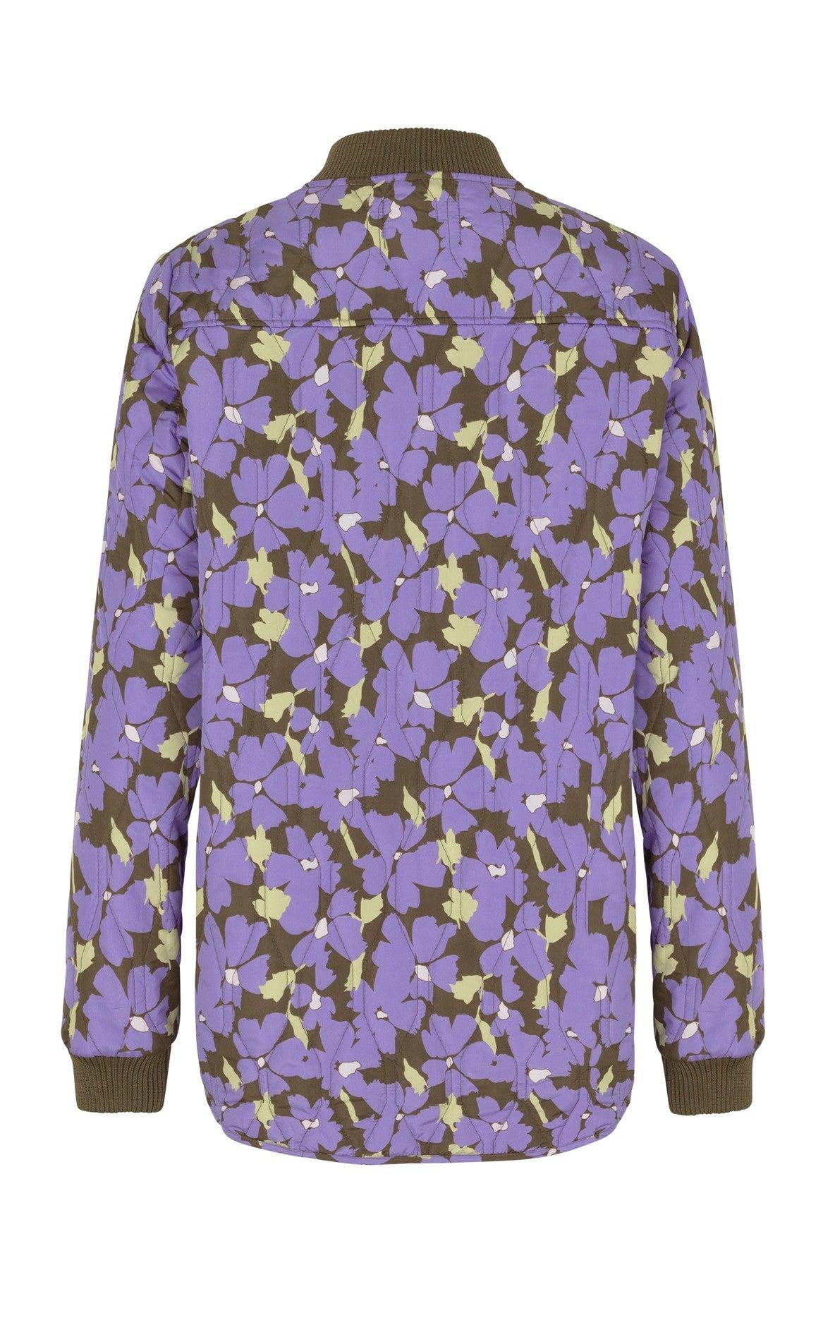 Global Funk Jakke - Rheanna - Purple Blossom Print