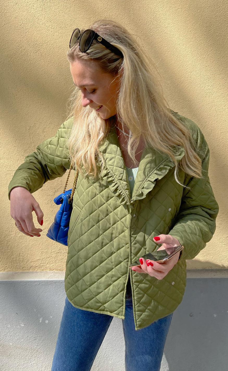 Global Funk Jakke - Robins-G - Pale olive