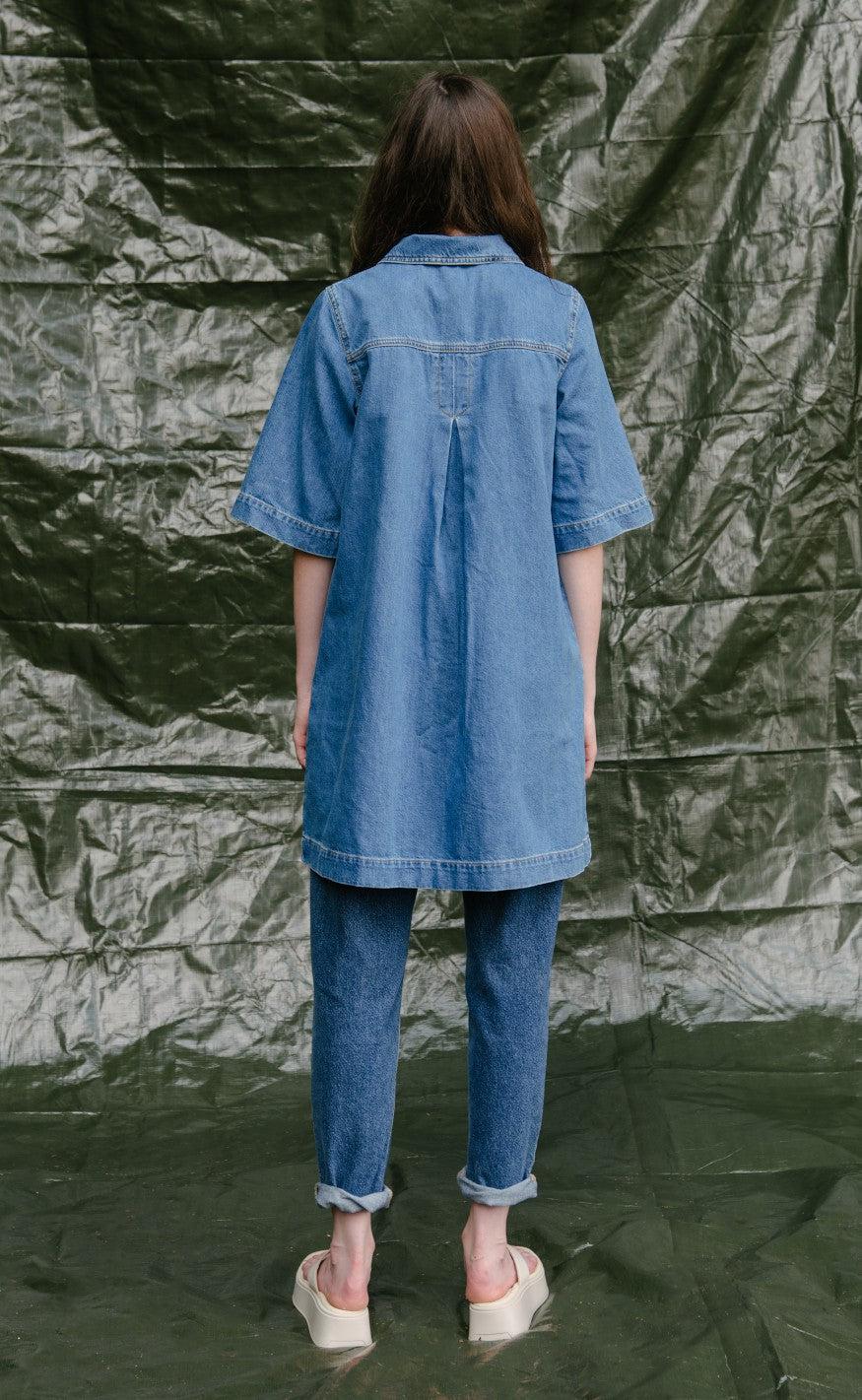 Global Funk Kjole - G-Mira - Mid Vintage Blue