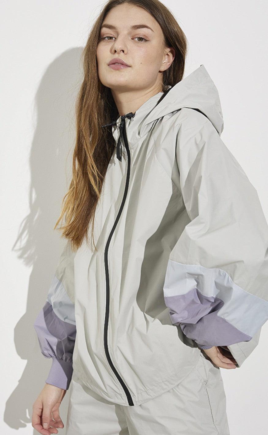 Global Funk Regnjakke - G-Angela Recycled - Fog