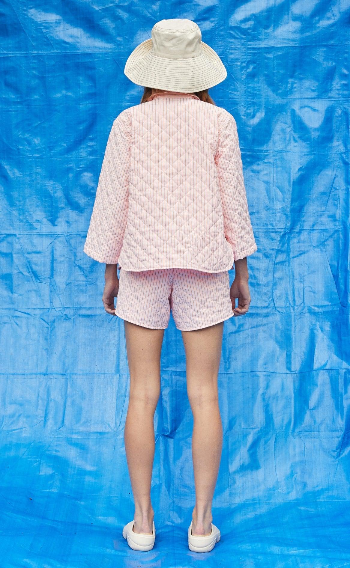 Global Funk Shorts - Rosina-G - Tangerine Stripe