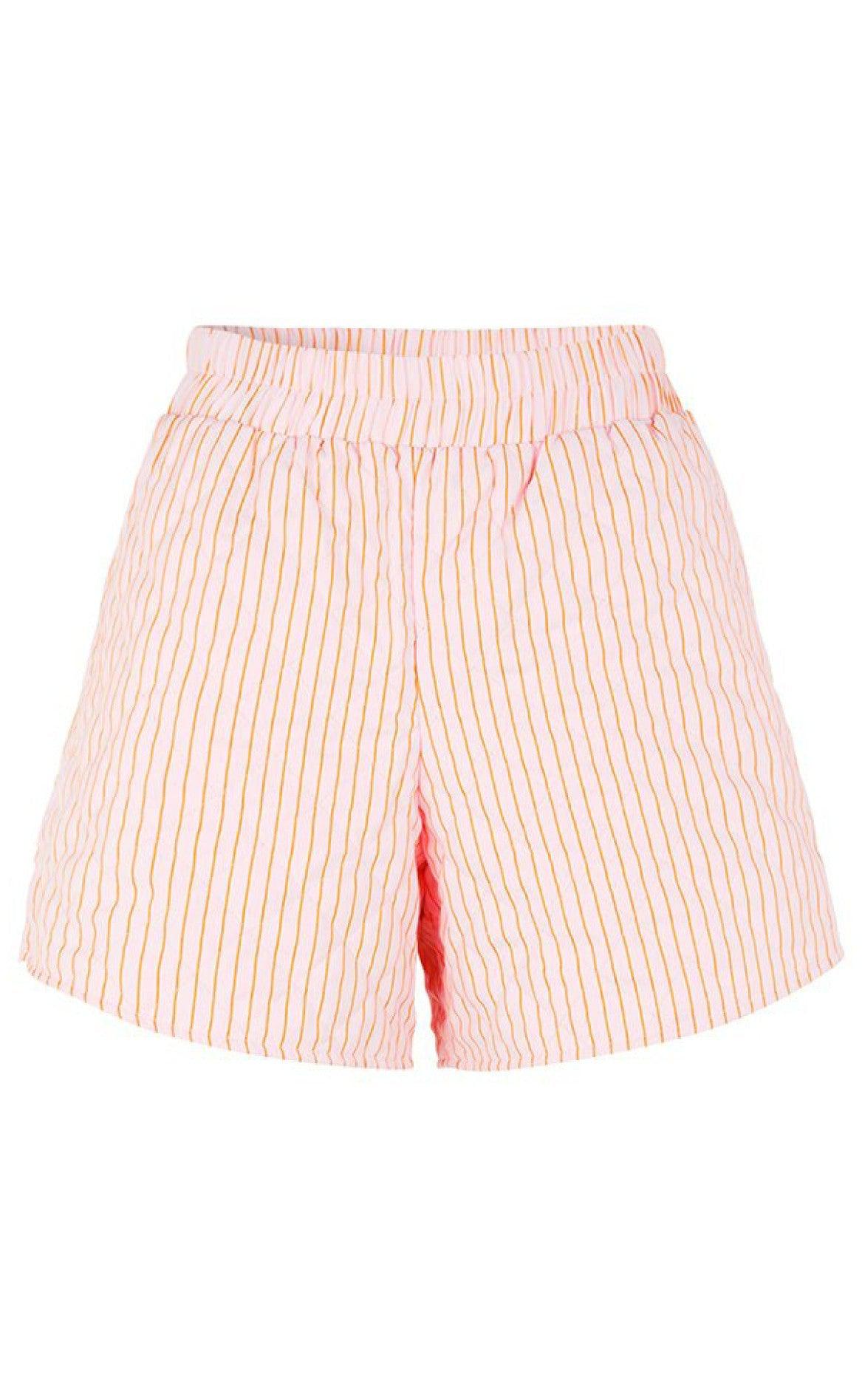 Global Funk Shorts - Rosina-G - Tangerine Stripe
