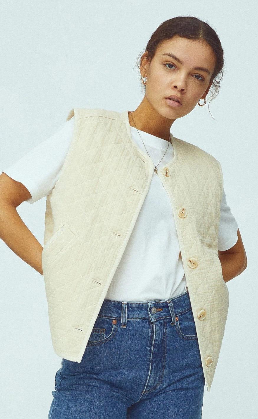Global Funk Vest - Feeney - Buttercream