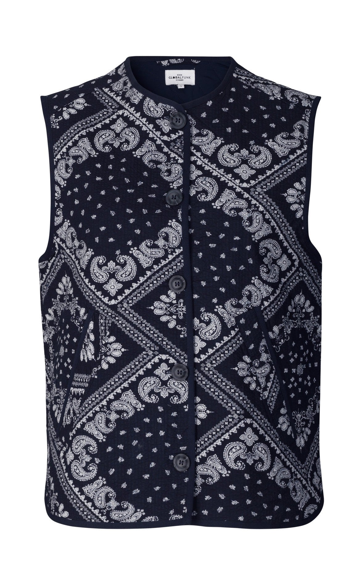 Global Funk Vest - Feeney - Dark paisley