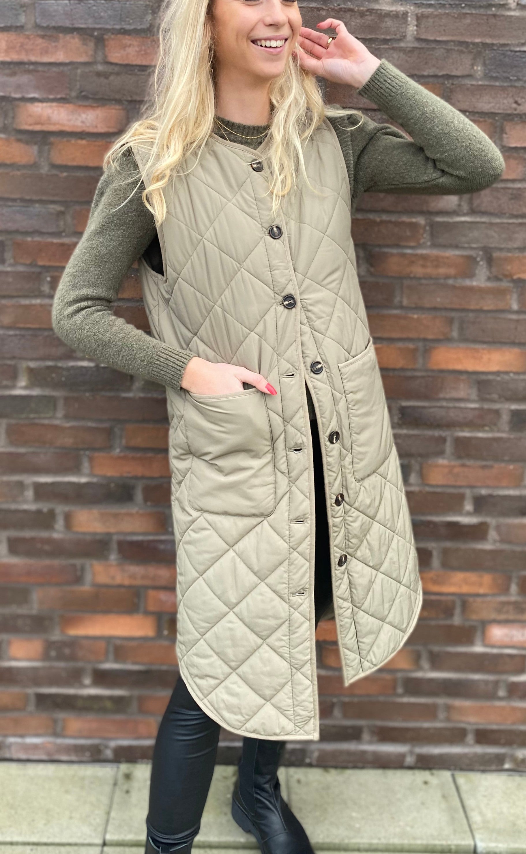 Global Funk Vest - Kaison - Khaki Dust