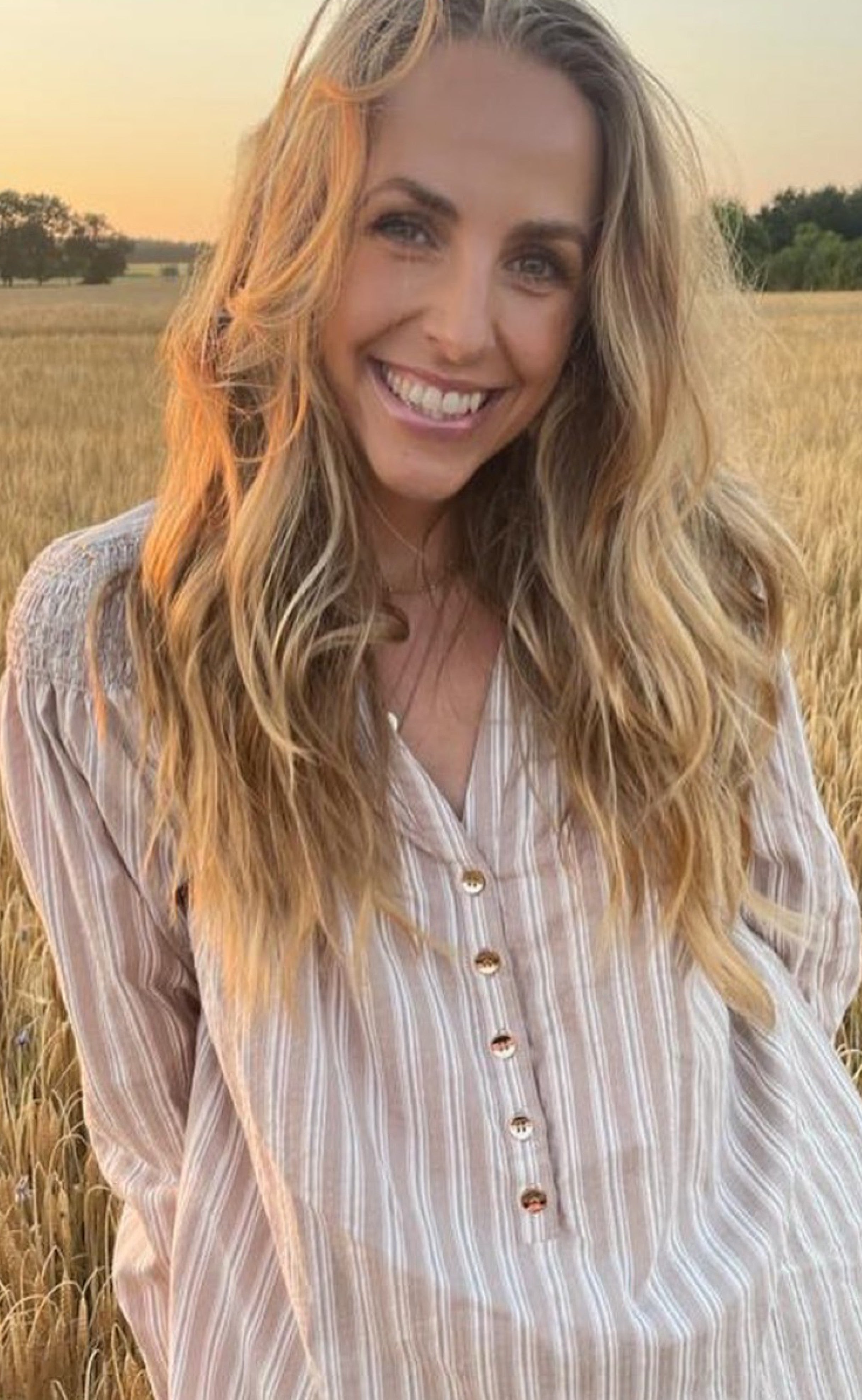 Gossia Bluse - Gemma - Sand Stripes