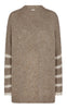 Gossia Jumper - Ally - Camel Offwhite stripes