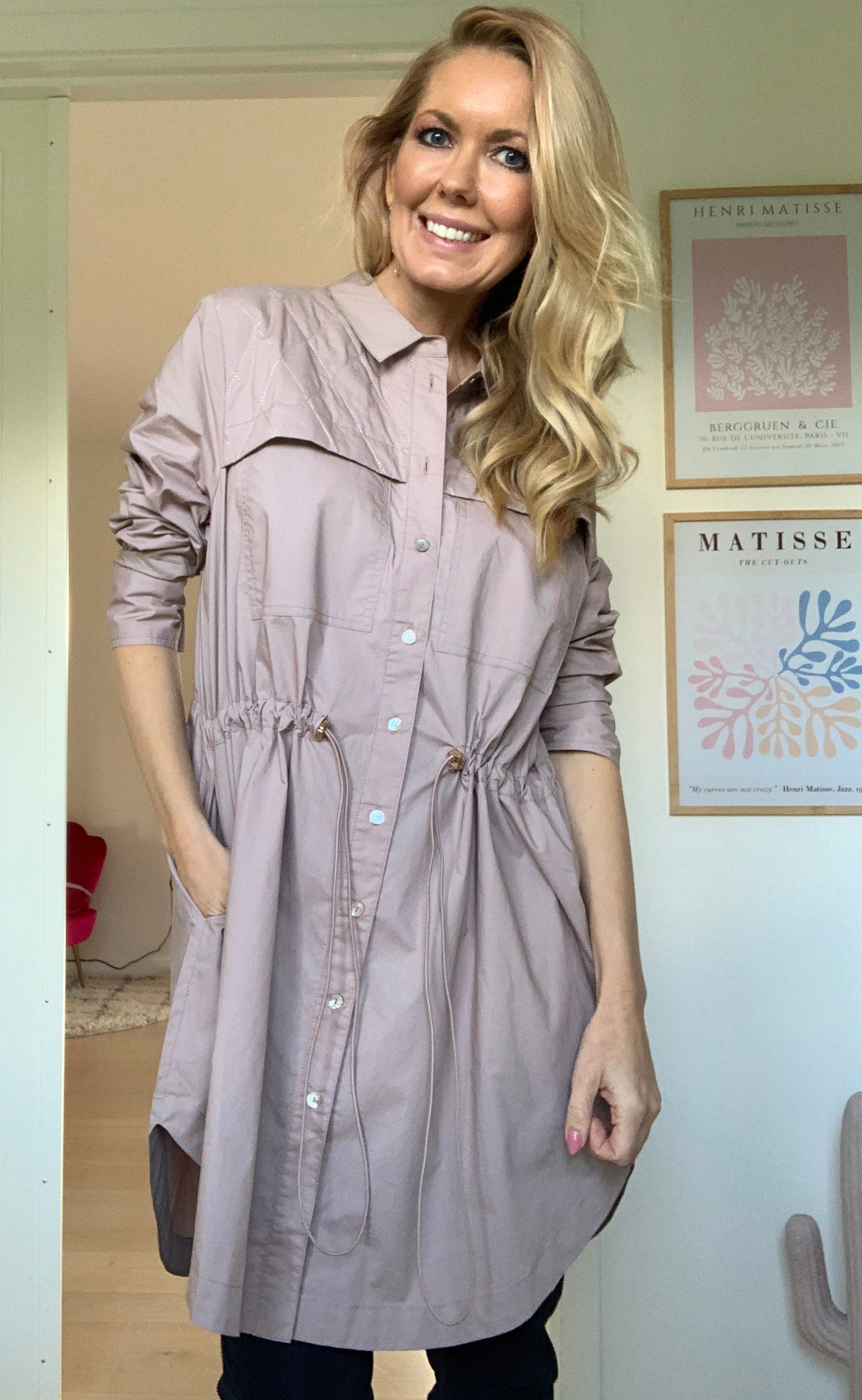Gossia Kjole Shirt - Saga - Caramel Rose
