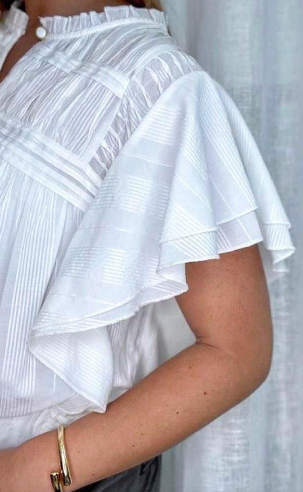 Gossia Top - Idora - Off White