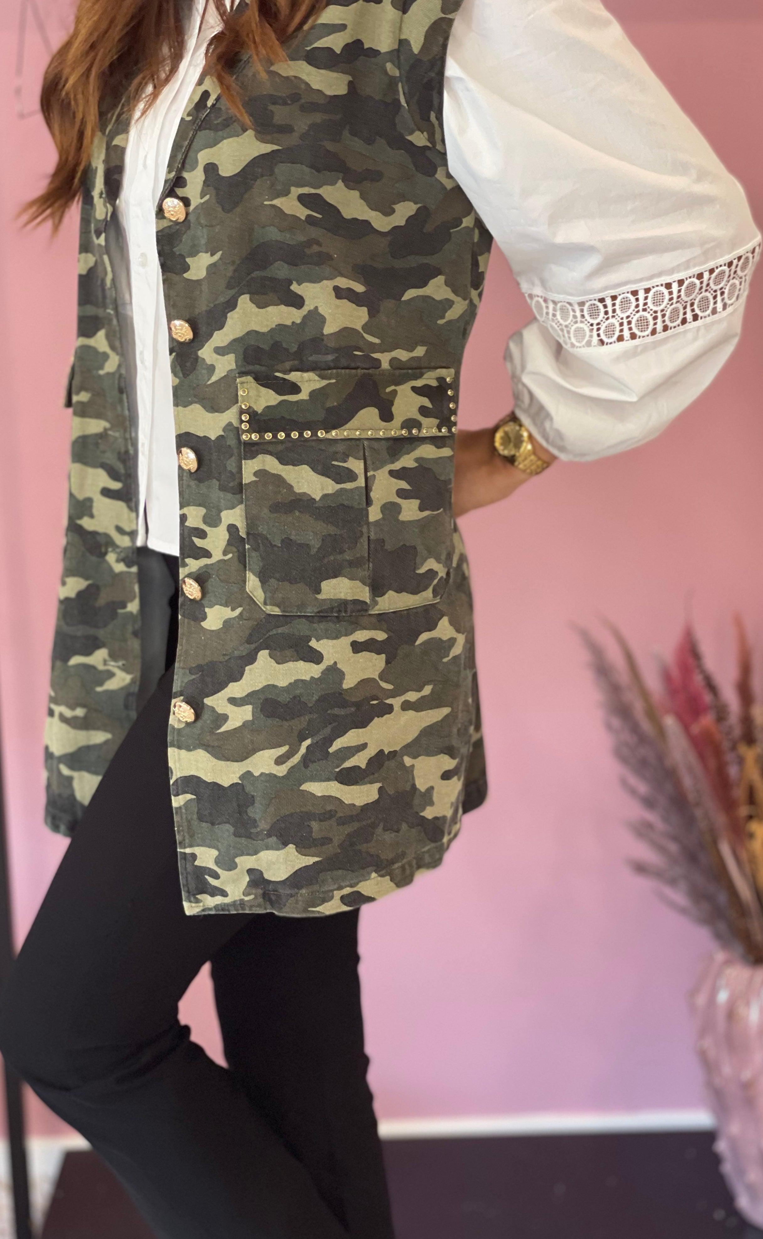 Gossia Vest - Salma - Army Camouflage