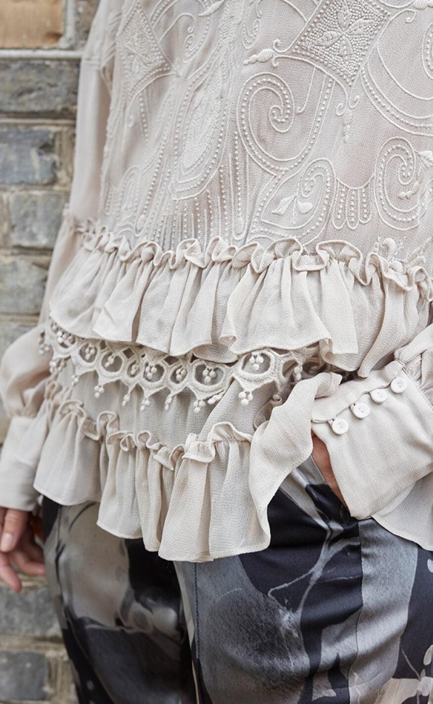 Gustav Skjorte - Feri Embroidery Anglaise