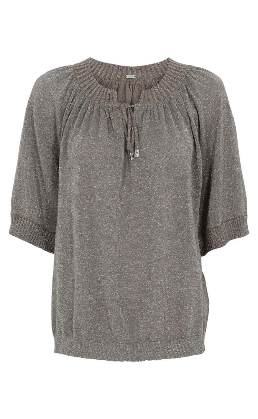 Gustav bluse - Jazzy A-Shape Knit - Chanterell