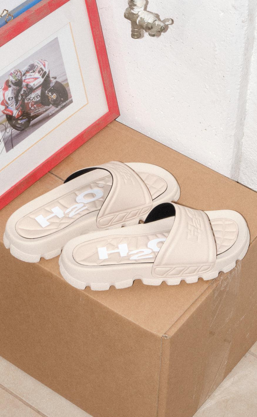 H2O Sandal - Trek - Sand w. White Logo