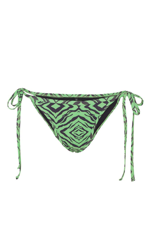 Hunkøn Bikini Underdel - Lilly - Green Tiger Art Print