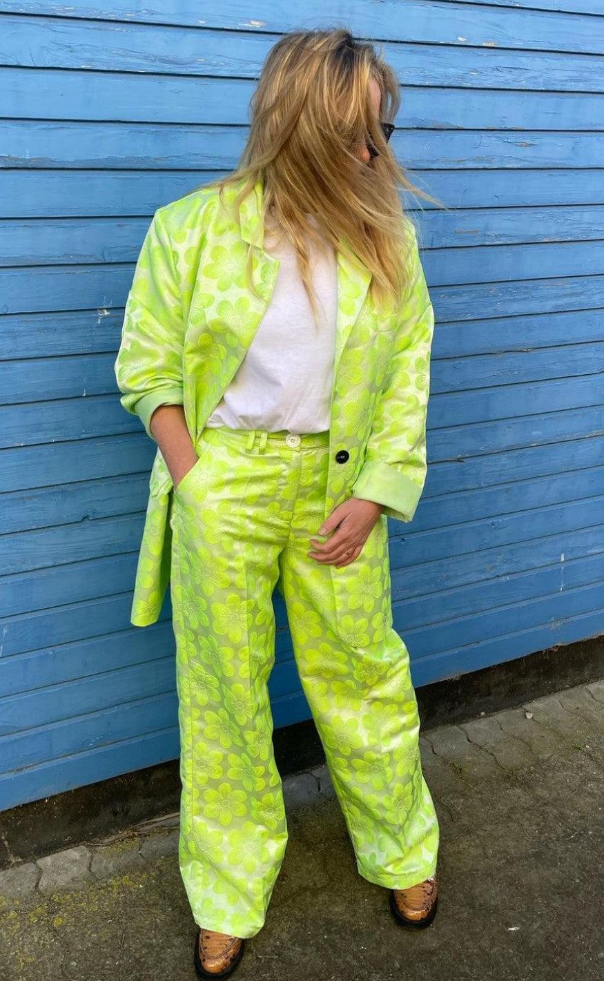 Hunkøn Blazer - Naomi - Lime