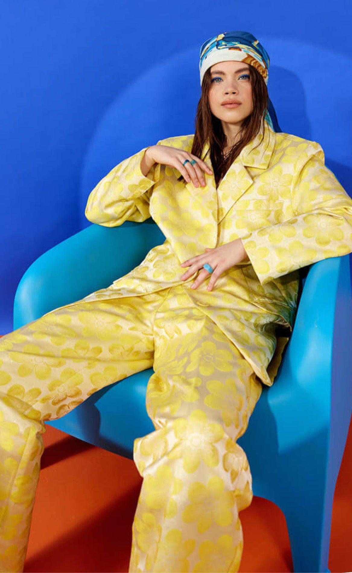 Hunkøn Blazer - Naomi - Yellow