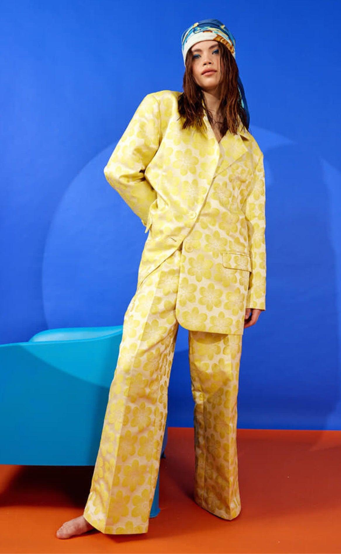 Hunkøn Blazer - Naomi - Yellow