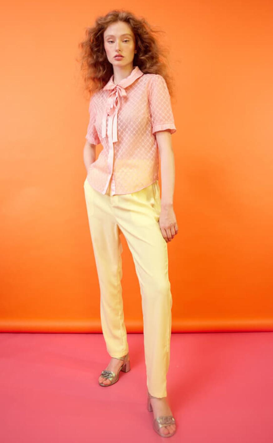 Hunkøn Bluse - Ritha - Peach
