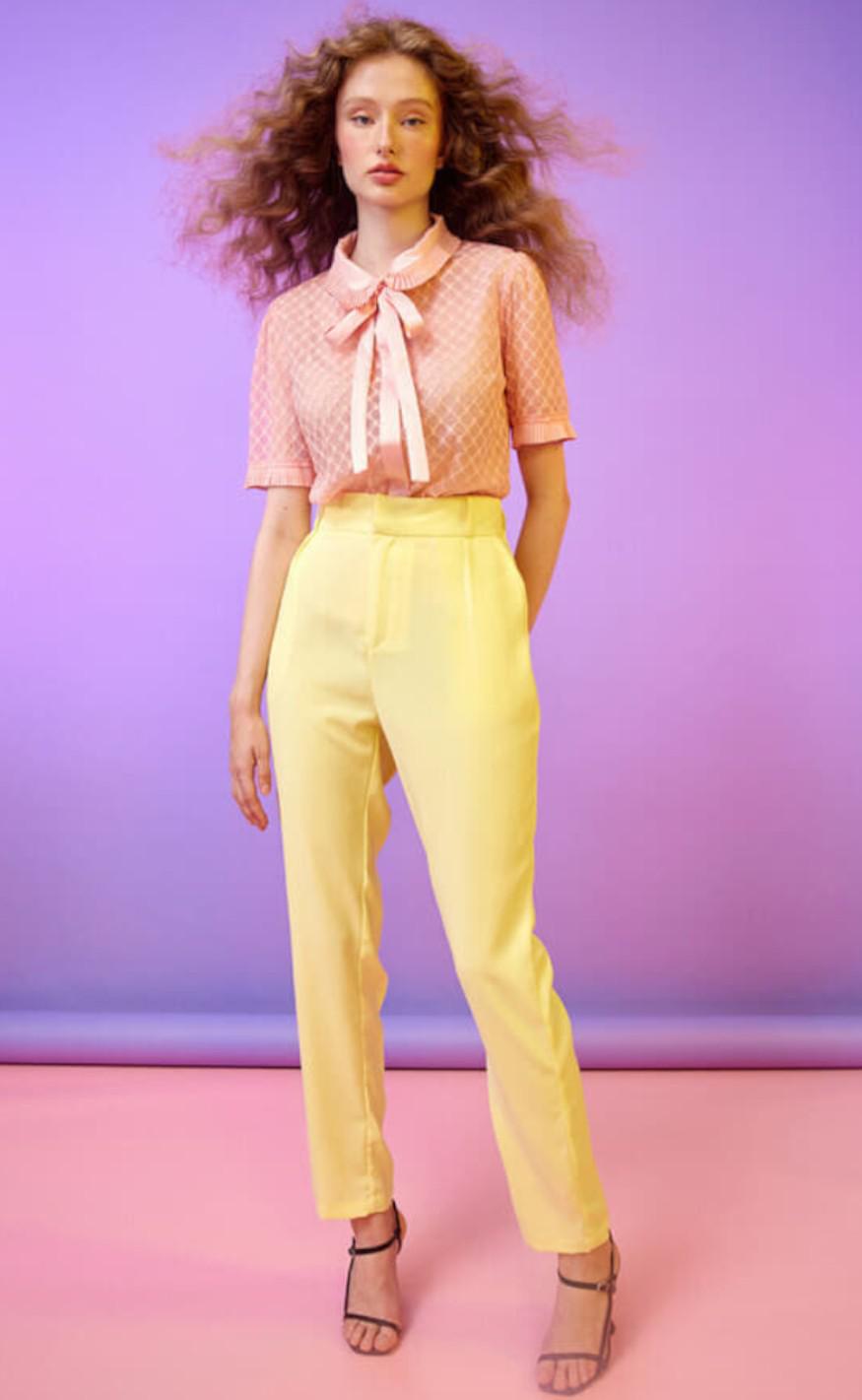 Hunkøn Bluse - Ritha - Peach