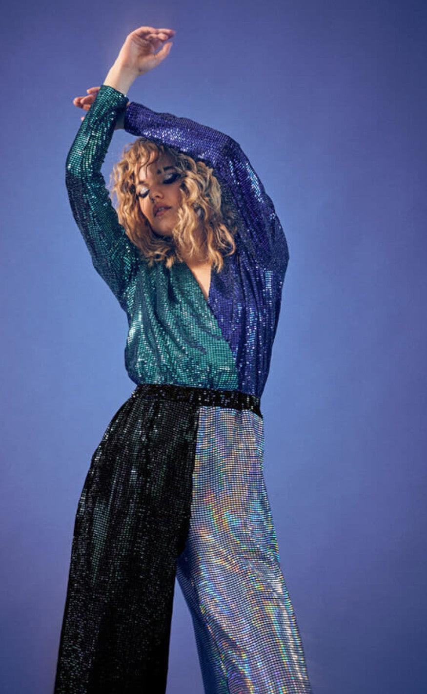 Hunkøn Jumpsuit - Anette - Mixed Sequins