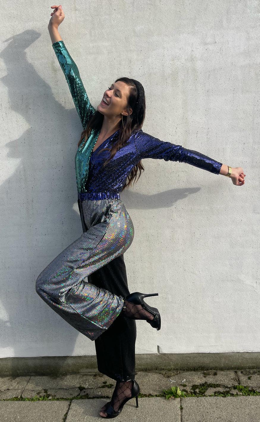 Hunkøn Jumpsuit - Anette - Mixed Sequins