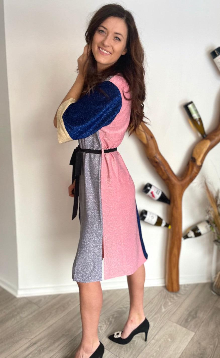 Hunkøn Kimono - Keyla - Mixed Glitter