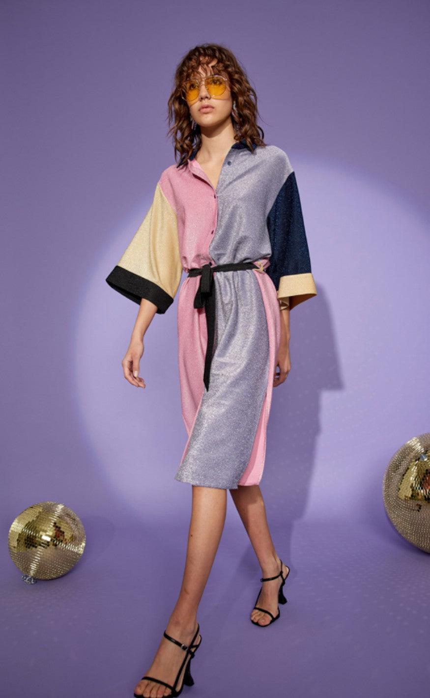 Hunkøn Kimono - Keyla - Mixed Glitter