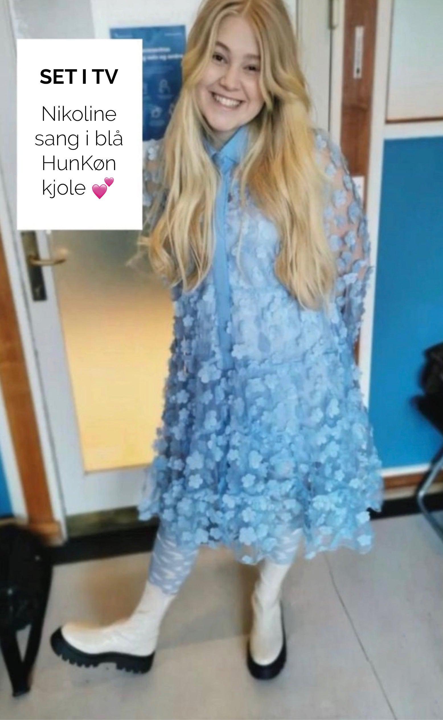 Hunkøn Kjole - Florentina Layer - Light Blue