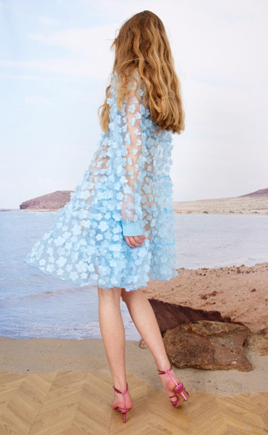 Hunkøn Kjole - Florentina Layer - Light Blue