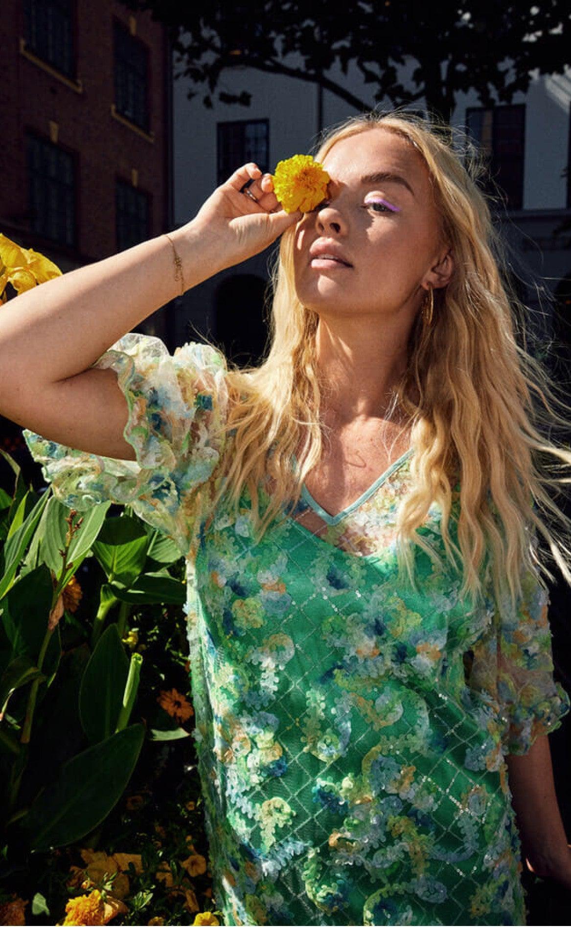 Hunkøn Kjole - Mila - Green