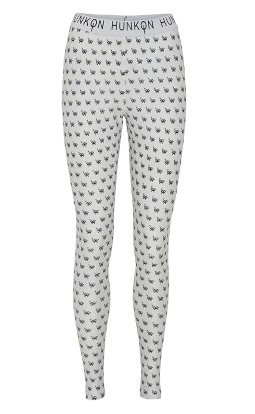 Hunkøn Legging - Devil Yoga - White