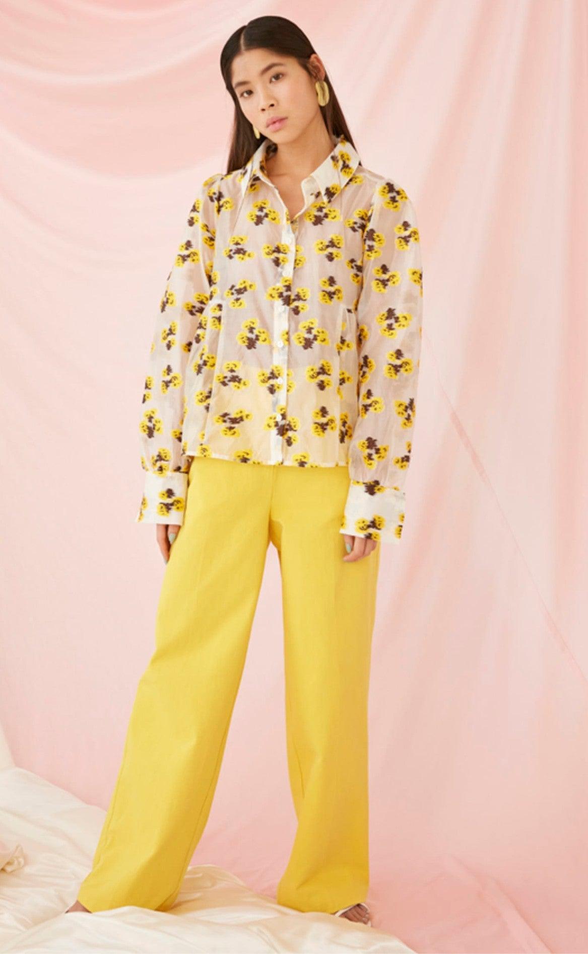 Hunkøn Skjorte - Bellua - Yellow