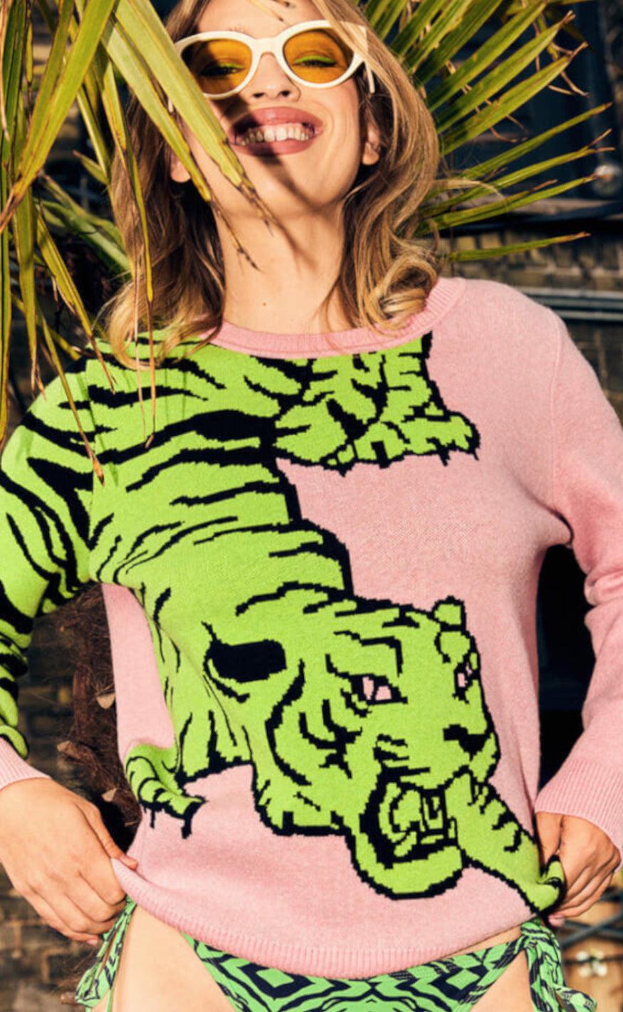 Hunkøn Sweater - Alberte - Pink