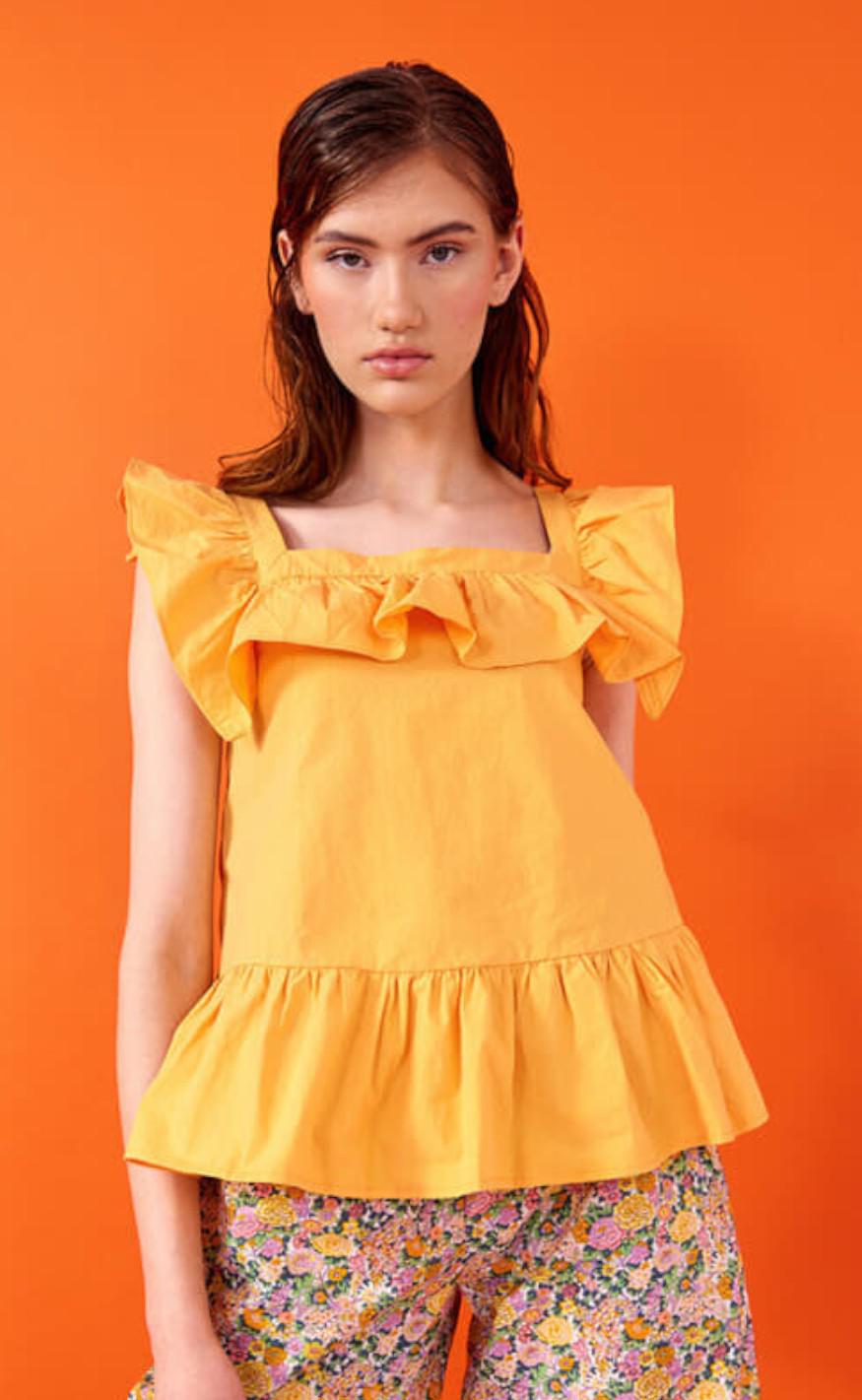 Hunkøn Top - Holly - Apricot